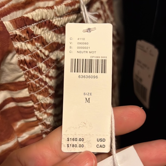 Anthropologie NWT Love the Label Chaka print blouse - Picture 6 of 9